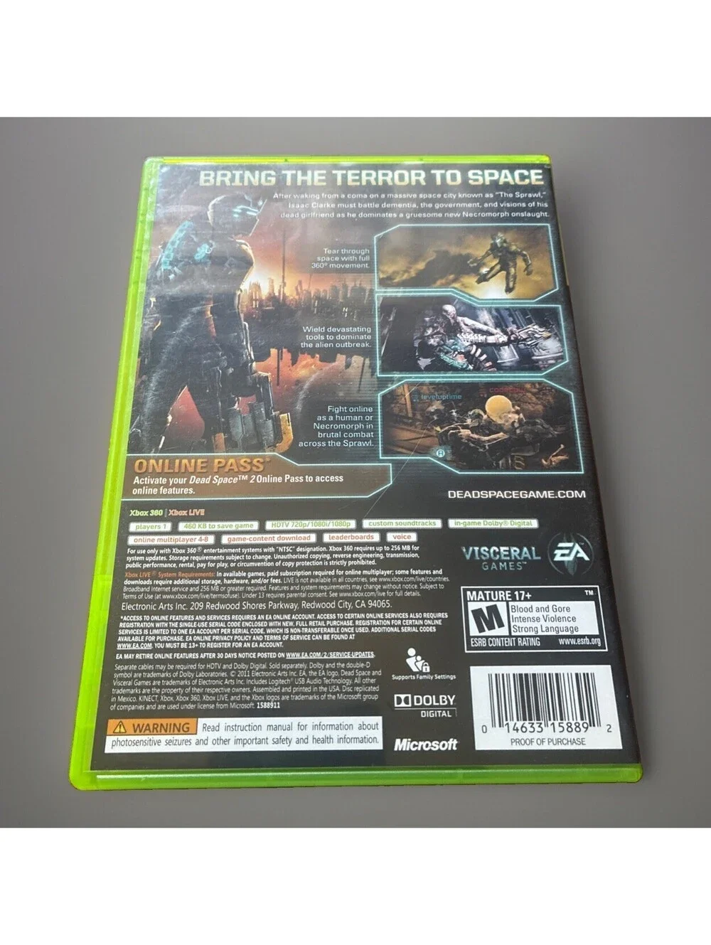 Dead Space 2 Xbox 360 2 Game Set Complete And Working
